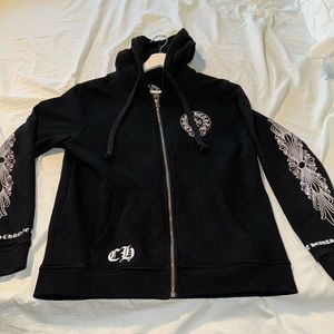 Chrome Hearts Black Zip Up